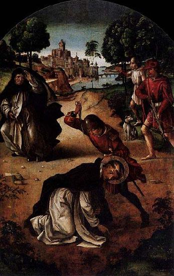 Pedro Berruguete The Death of Saint Peter Martyr Sweden oil painting art
